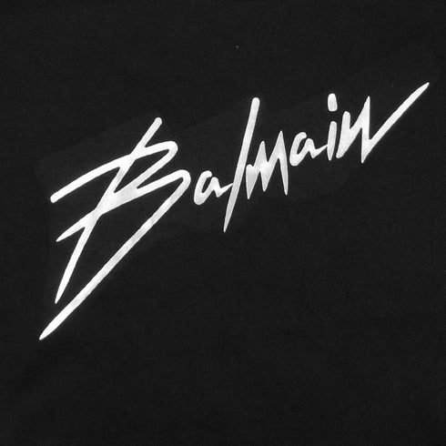 Balmain Black Silver S Hoodie